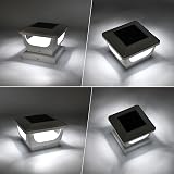GEYUEYA Home Solar Post Cap Lights 12 LED IP65 3x3 4x4 Post Pack of 4 view 7