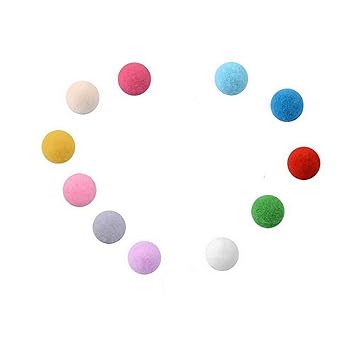 Foam color de la pelota colgante - Difusor de aroma (Blanco ...