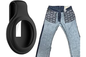 Kaizen Kreations Airtag Holder for Kids Hidden Compatible with Apple Airtag Holder. GPS Tracker for Kids, Tracking Device for Kids, Airtag for Kids, Airtag Kids Hidden (Gen 2 Black, 2-Pack)