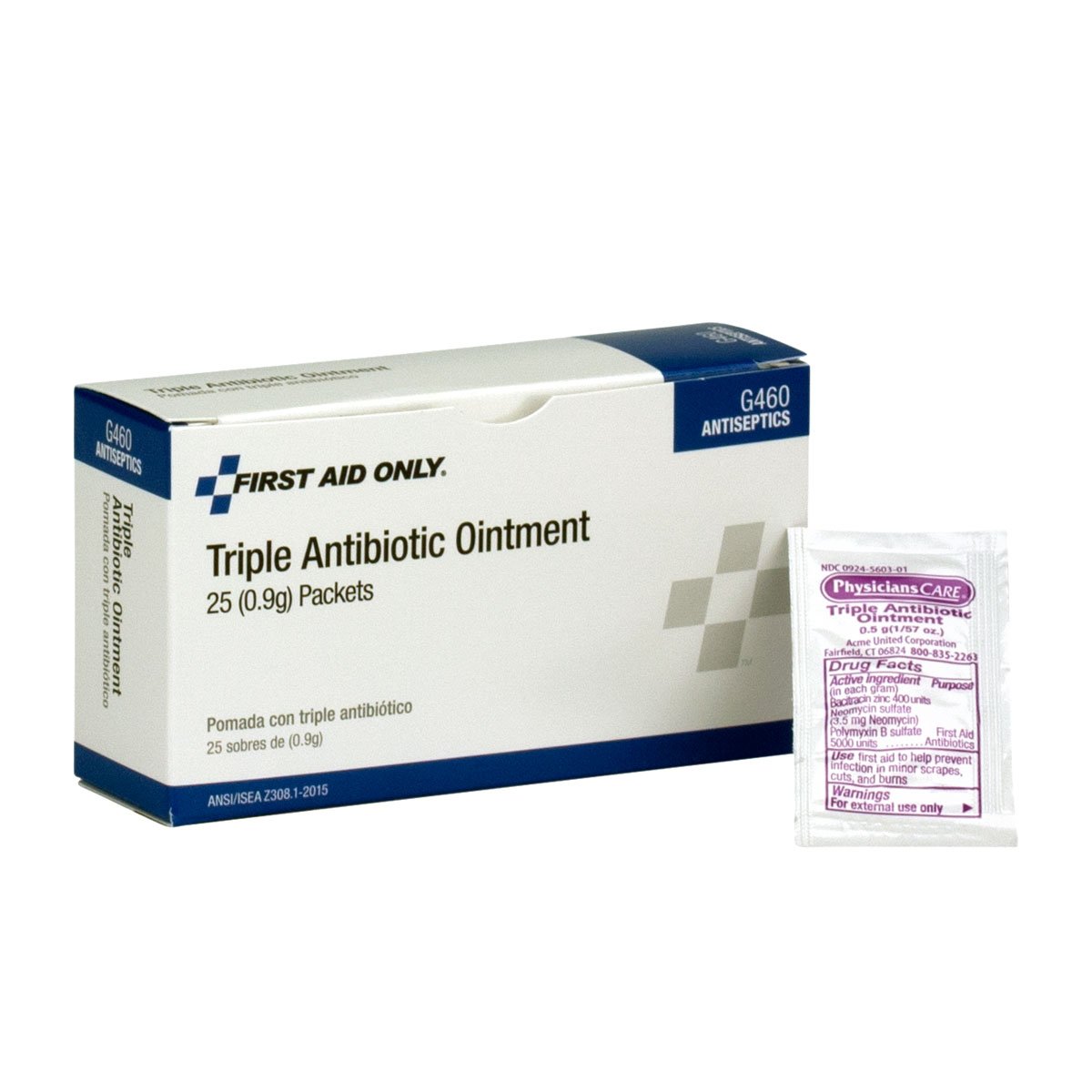 First Aid Only Triple Antibiotic Ointment Pack, 25 Count: Industrial & Scientific