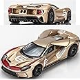 AFX/Racemasters Ford GT Heritage #5 Gold AFX22061 HO Slot Racing Cars