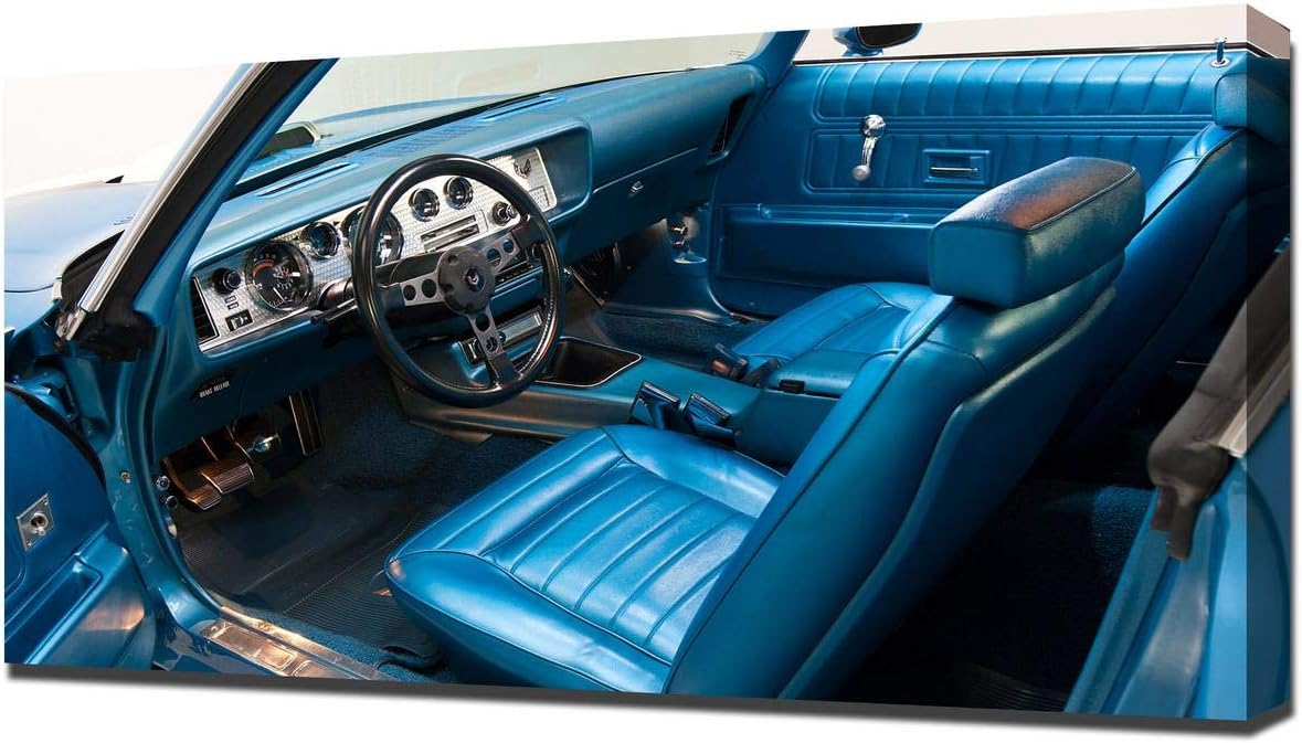 1970 Pontiac Firebird Trans Am Ram Air III V5 - Canvas Art Print - Wall Art - Canvas Wrap