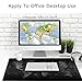 AliBli Large Gaming Mouse Pad XXL & Mouse Pad Black Extended Mat 90x40 (80x40 World map)