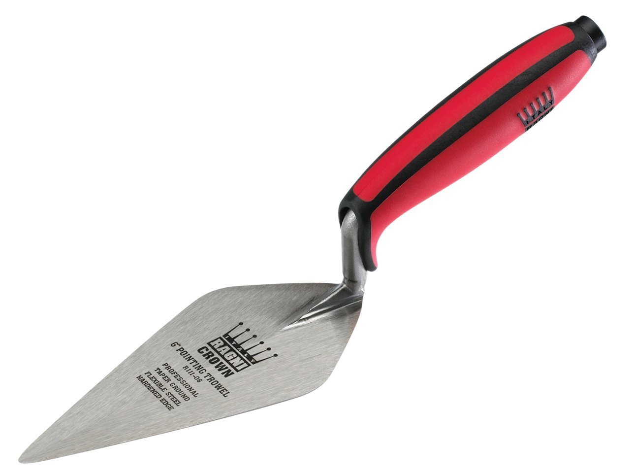 Ragni RAG11106 6-Inch 11106 R111-06 Crown London Pattern Pointing Trowel - Silver