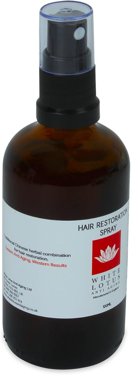 White Lotus Anti Aging Hair Restoration Spray Dermaroller 100ml