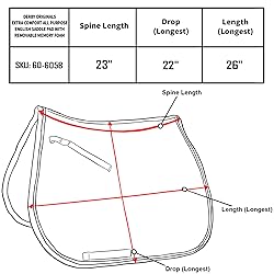 Derby Extra Comfort English Saddle Pad with