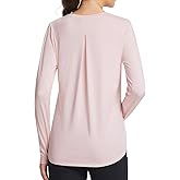 baleaf Women's Long Sleeve Crossed Back UV Protection Tank Top