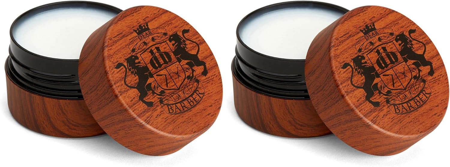 Dear Barber MENS STYLING FIBRE HAIR PASTE, Strong Long Lasting Hold, Shapes and Sculpts Hair, Suitable for All Hair Types 100ml DUO Pack