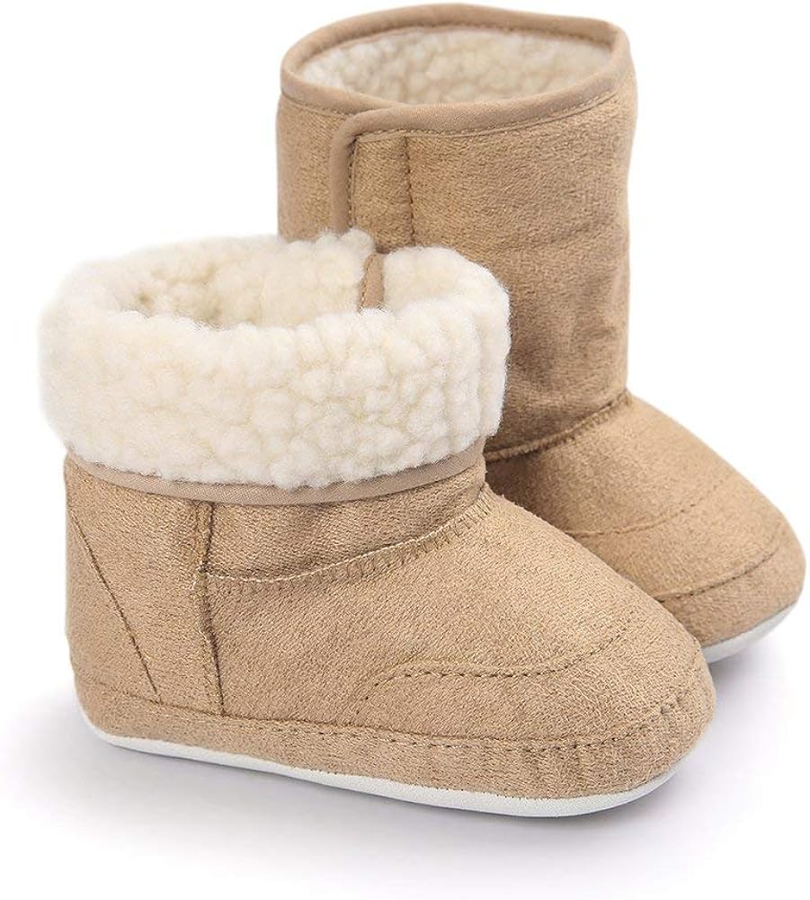  | LIVEBOX Prewalker Toddler Boots Premium Soft Anti-Slip Sole Warm Winter Boots for Infant Baby Girls | Boots