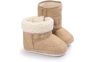 LIVEBOX Prewalker Toddler Boots Premium Soft Anti-Slip Sole Warm Winter Boots for Infant Baby Girls
