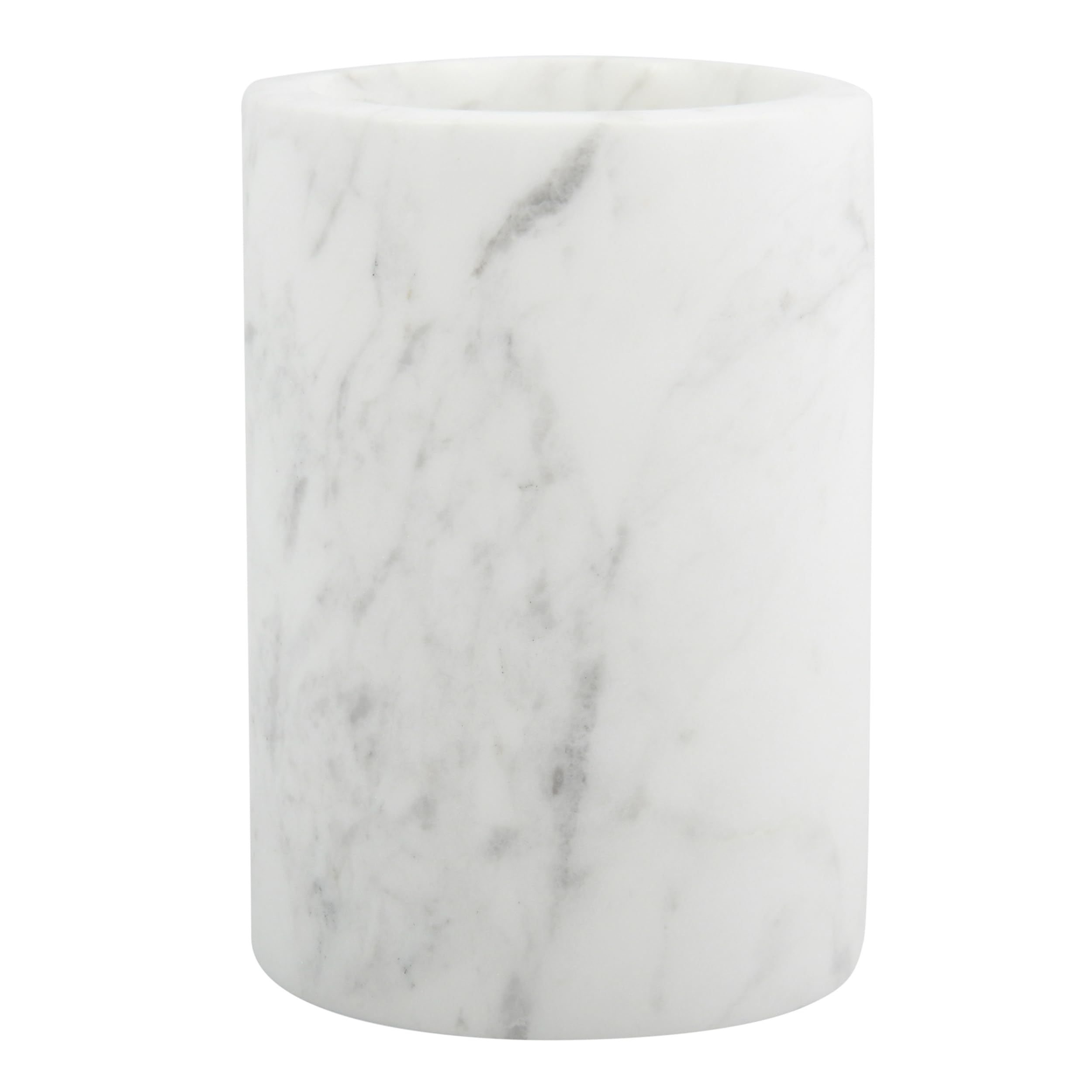 Spirella Sana Marble Toothbrush Holder 7.2 x 10.2 cm White