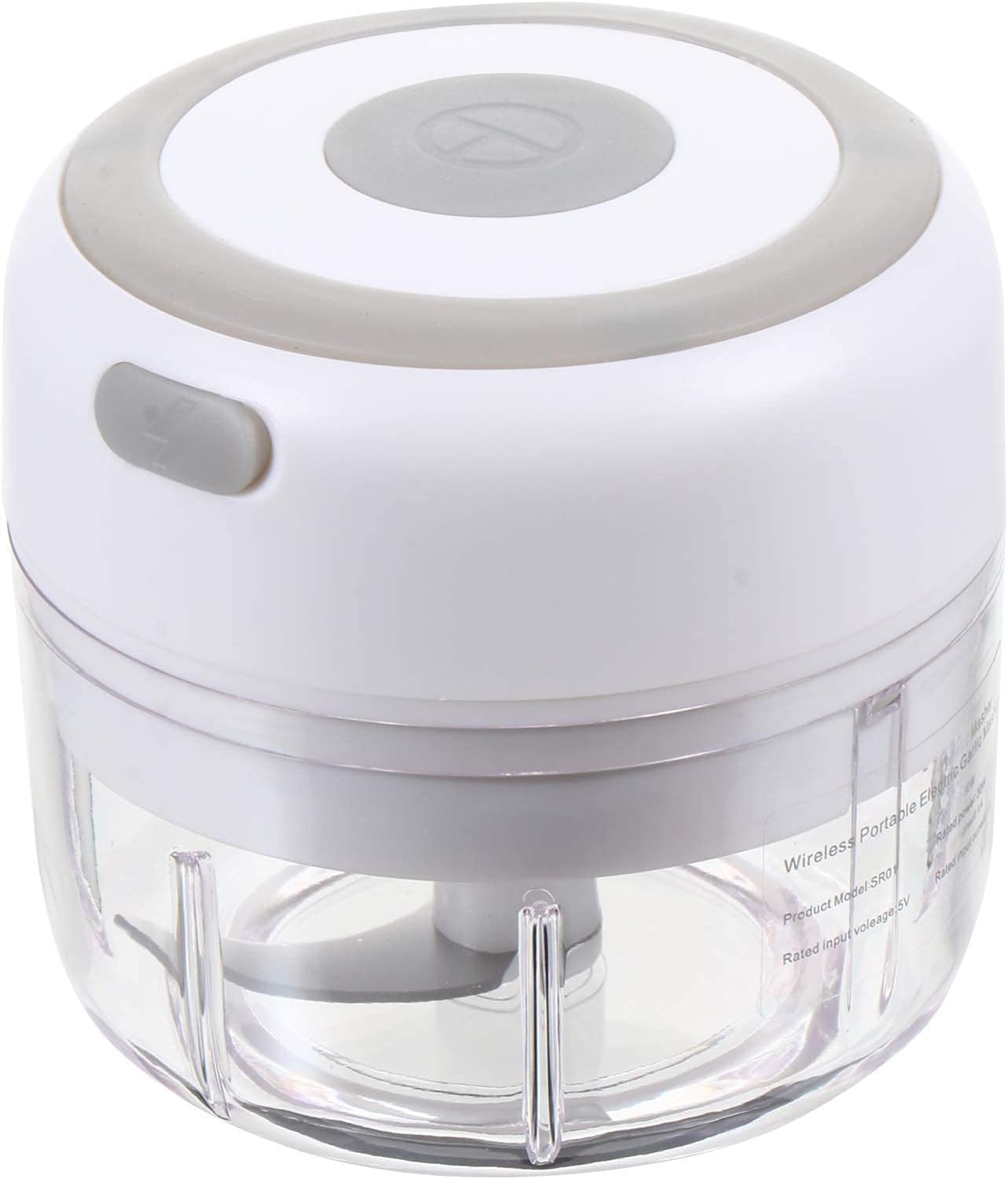 Wireless Mini Electric Garlic Press Garlic Mincer Crush Food Chooper No Nee'd to Peel Garlic