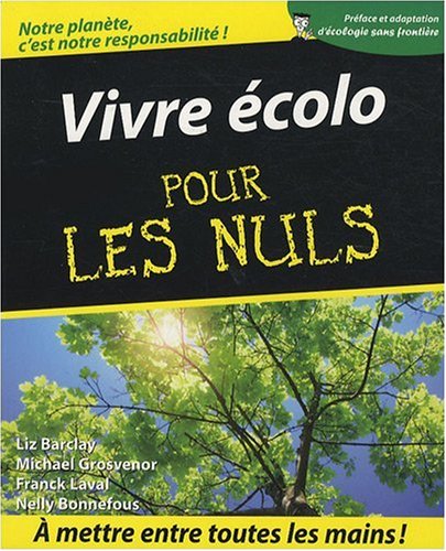 Vivre écolo pour les nuls by (Paperback)