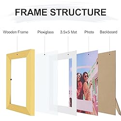 Vittanly 4x6 Picture Frame, Display Pictures 3.5x5