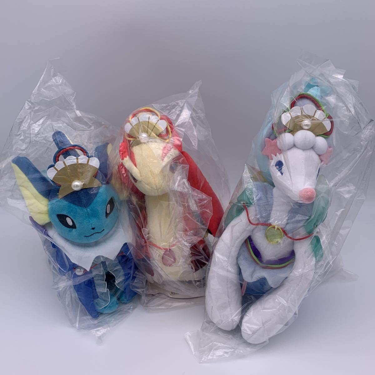 ポケモンセンターオリジナル Oceanic Operetta ぬいぐるみ セット シャワーズ ミロカロス アシレーヌ ぬいぐるみ ホビー Amazon