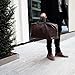 Weekender Bag, Haular Overnight Travel Carry-On Duffel Tote Holdall Bag [Brass Finishing] Canvas - Grey