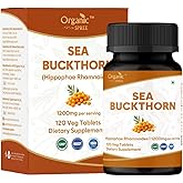ORGANIC SPREE Sea Buckthorn 120 Tablets – Hippophae Rhamnoides - Hair, Skin and Nails* - 120tab