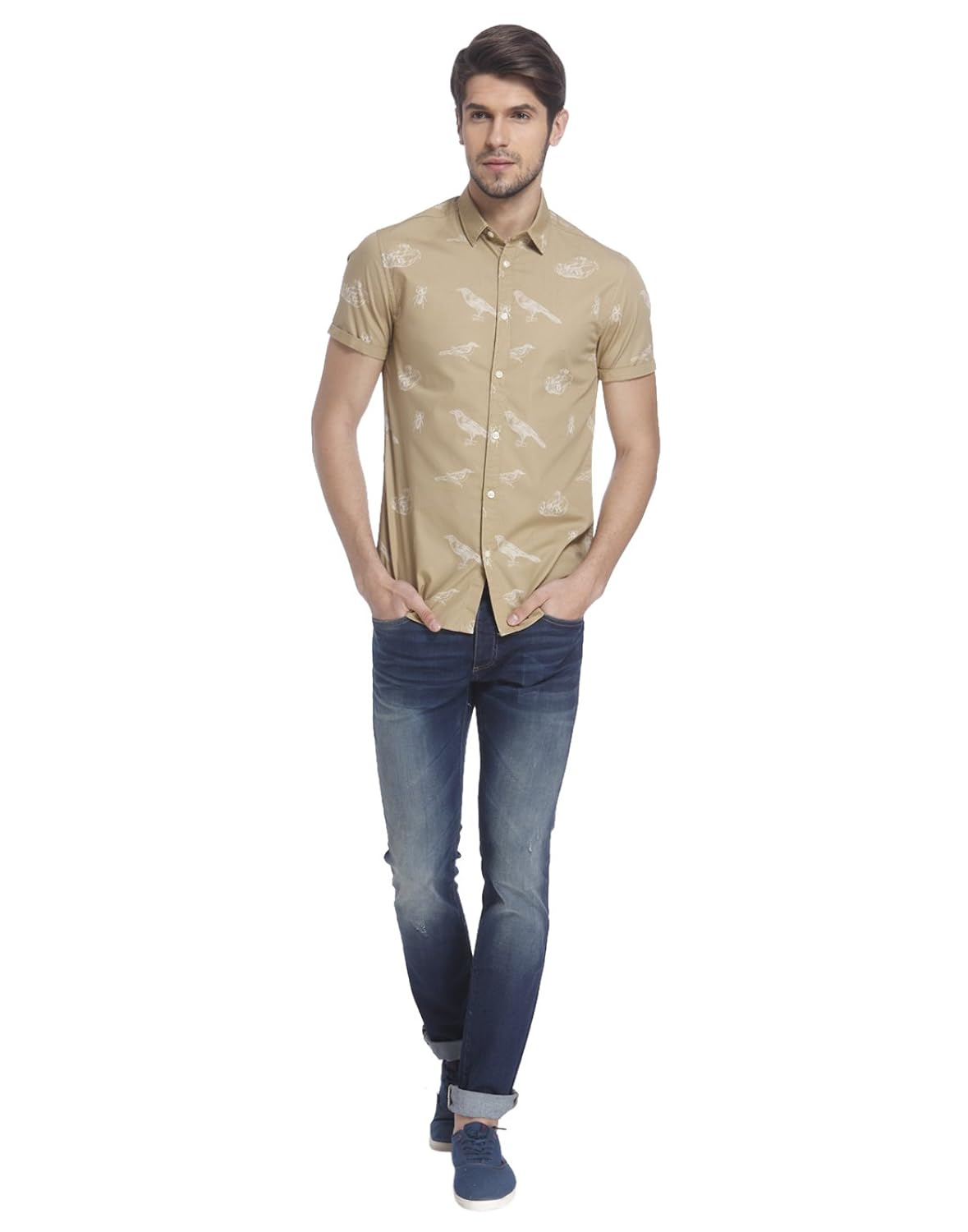 jack & jones men's casual shirt