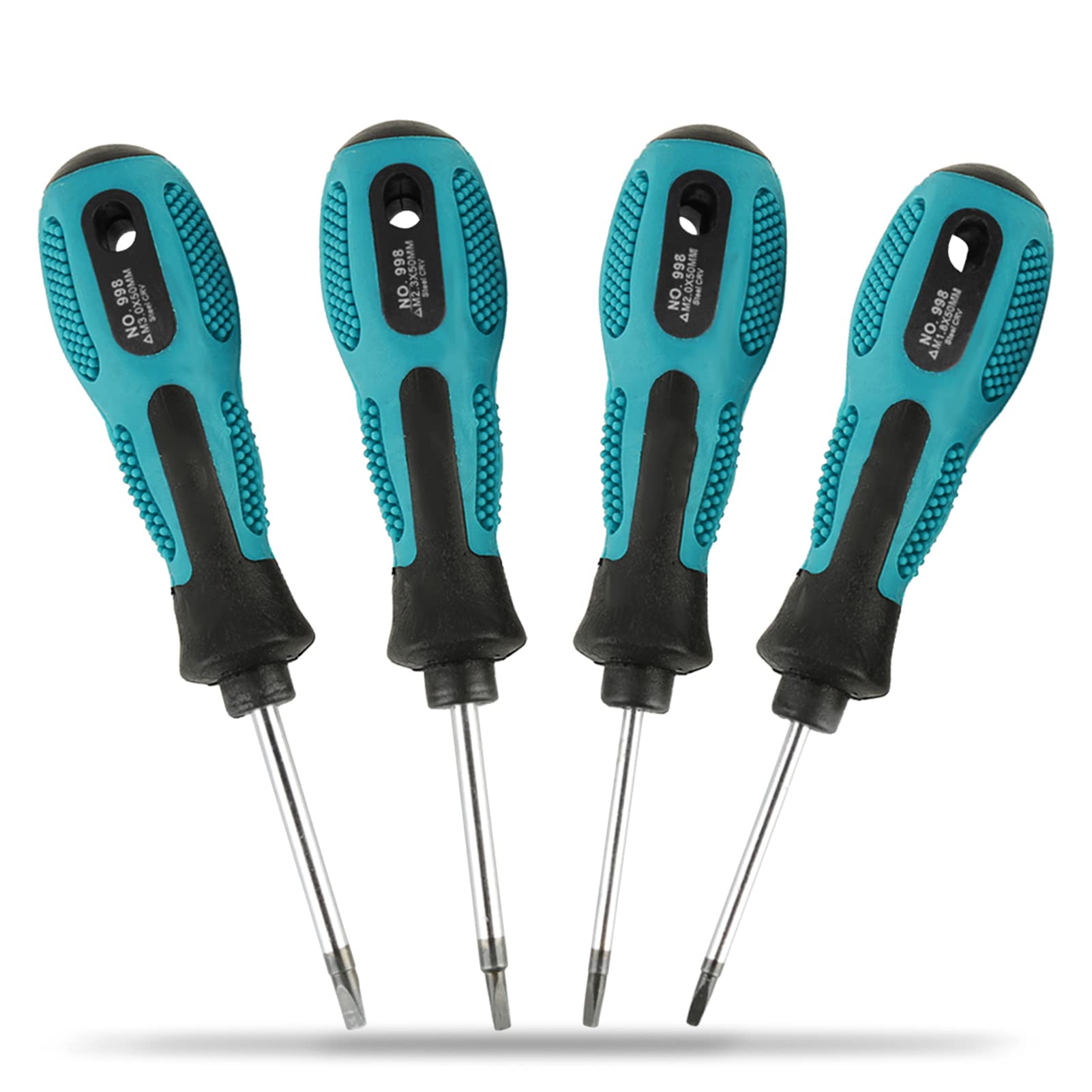 SoarUP 4pcs Triangle Screwdriver Set, Triangle Head Screwdriver Precision with Magnetic Multifunctional Hand Tool Tool Kit Sets Accessories.