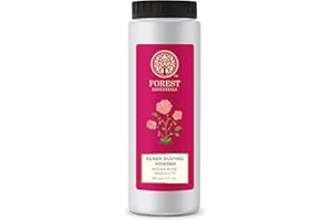 Forest Essentials Silken Dusting Powder, Indian Rose Absolute, 100g