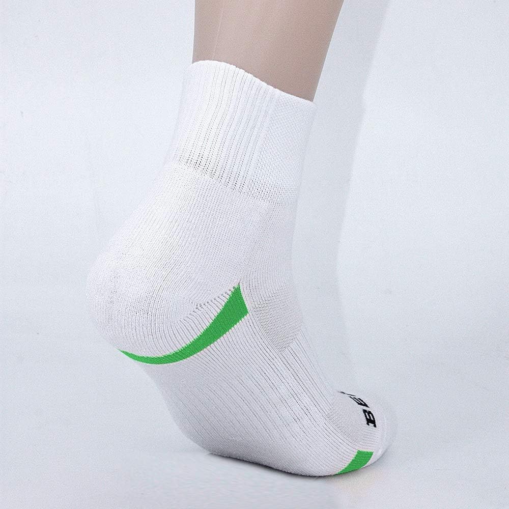 BERING Women's Quarter Ankle Athletic Cushion Socks for Running Workout Gym (6 Pairs) at  Women’s Clothing store