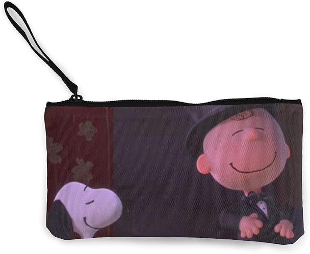 Amazon 財布 スヌーピーが微笑んでいます 小銭入れ コインケース カードケース 小物入れ 多機能 ズック財布 薄型 大容量 便利収納 男女兼用 12x22cm メンズバッグ 財布