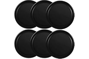 Coopay 3 1/4 Inches Air Hockey Pucks 6 Pack Full Size Heavy Replacement Pucks for Game Tables Equipment Accessories