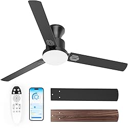 52 Inch Ceiling Fan with Remote & APP Control, LED