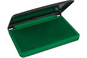 Mark 2000 Premium Green Ink Stamp Pad - 2" by 4" - Quality Felt Pad