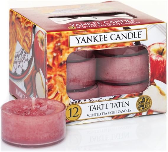 Yankee Candle Tea Light Candles, Tarte Tatin, Pack of 12 Amazon.co.uk