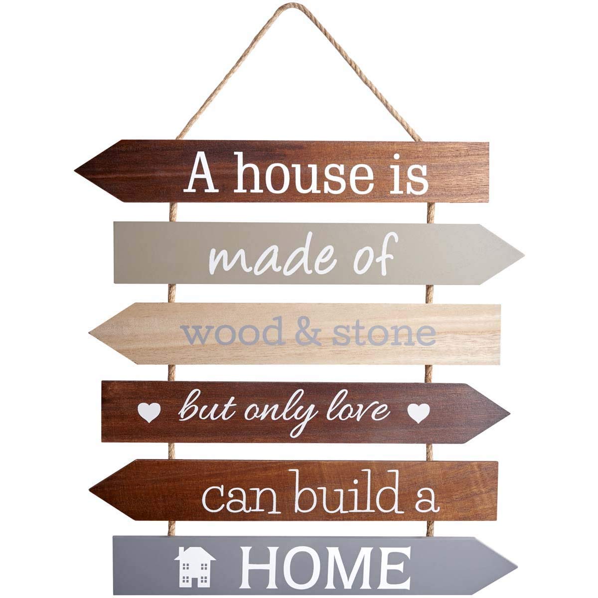 Transomnia A House Is Made Of Wood & Stone Only Love Can Build A Home Chic N Shabby Plaque