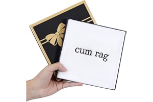 OICEME Embroidered Funny Rag Men Adult White Elephant Gifts Ideas Useful Funny Best Unique Good Hilarious Naughty Santa Christmas Weird Cool Unusual Gag Practical Cute Stuff Under 10 15 20 25 Dollar