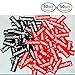Supreme Stickers 50 Pieces Pack Waterproof and Oil Proof OEM Style for Decoration of Smart Phone, Laptop, Backpack Skateboarding, Cars, Laggages etc (Red and Black, 100 pieces (50+50))