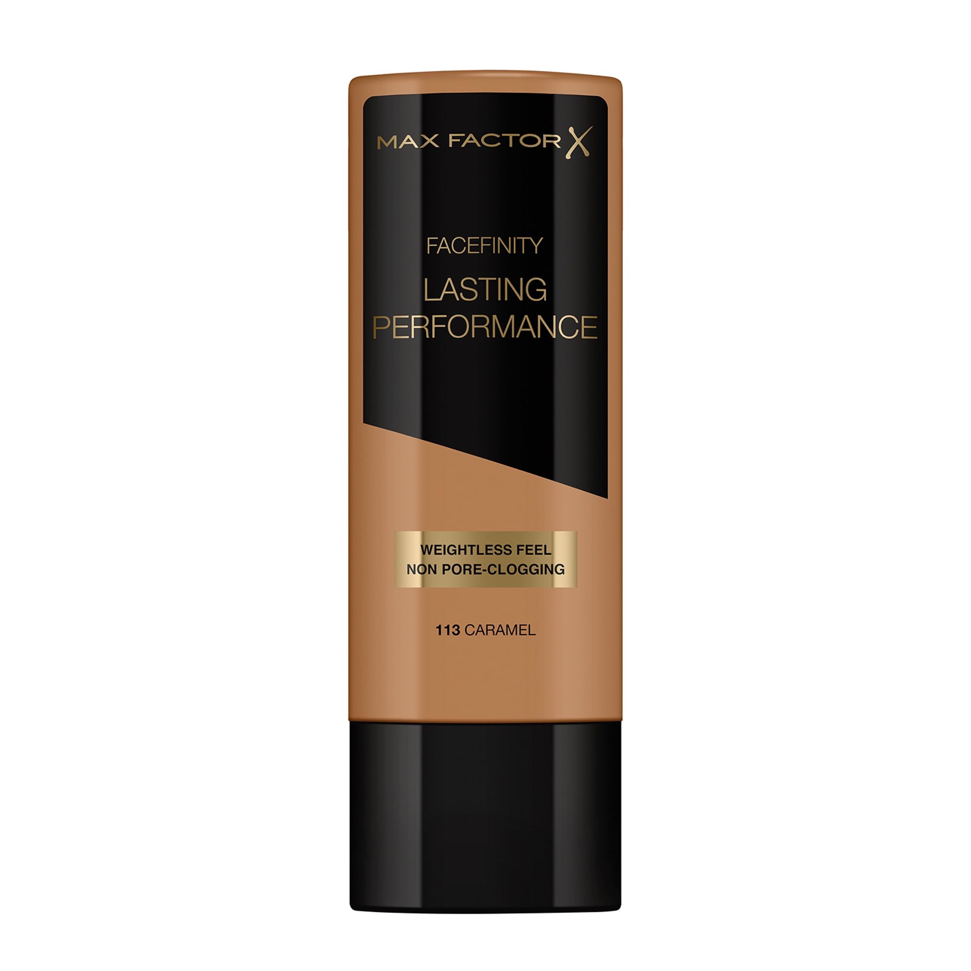 Max Factor Lasting Performance Liquid Foundation, Caramel, Full Coverage, Flawless and Radiant Finish, Lightweight Formula, Smudge Resistant, Non Pore-Clogging, Fragrance Free, 35ml