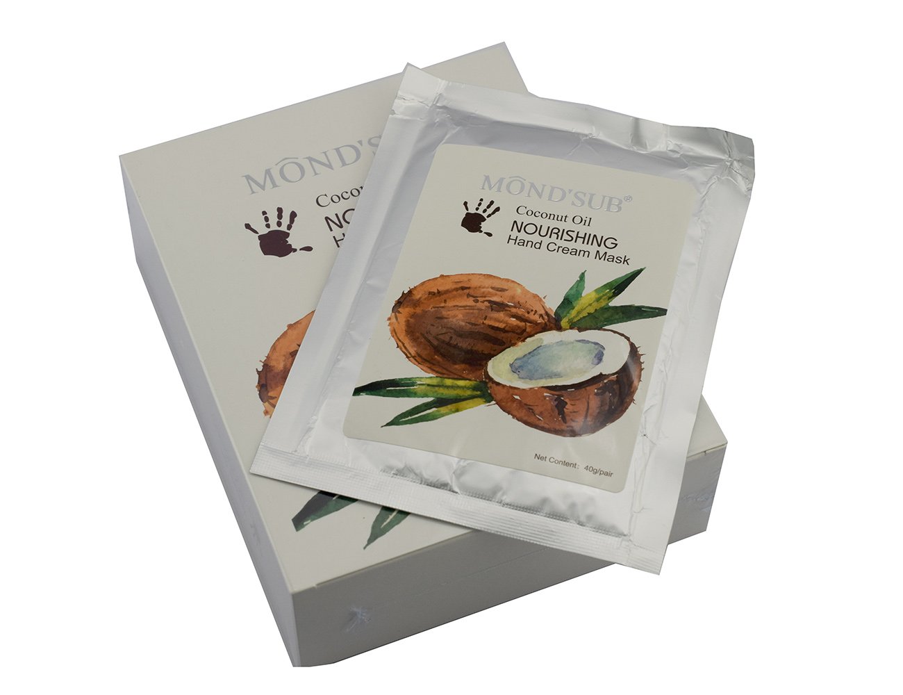 Cuidado de la mano mascarilla crema 5 piezas A caja seis opciones ...