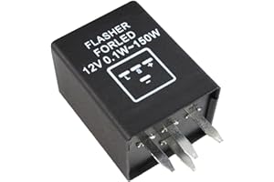 SOCAL-LED LIGHTING 4-Pin EP29 EP29N Electronic LED Flasher Relay for Fix Turn Signal Bulbs Hyper Flash Issue fits for 1996-2005 Cadillac Chevrolet GMC