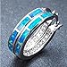 Blaike 925 Sterling Sliver Earrings Blue Opal Earrings Cz Hoop Earrings for Womens Girls with Stone interior Blaike-0506BS FBA