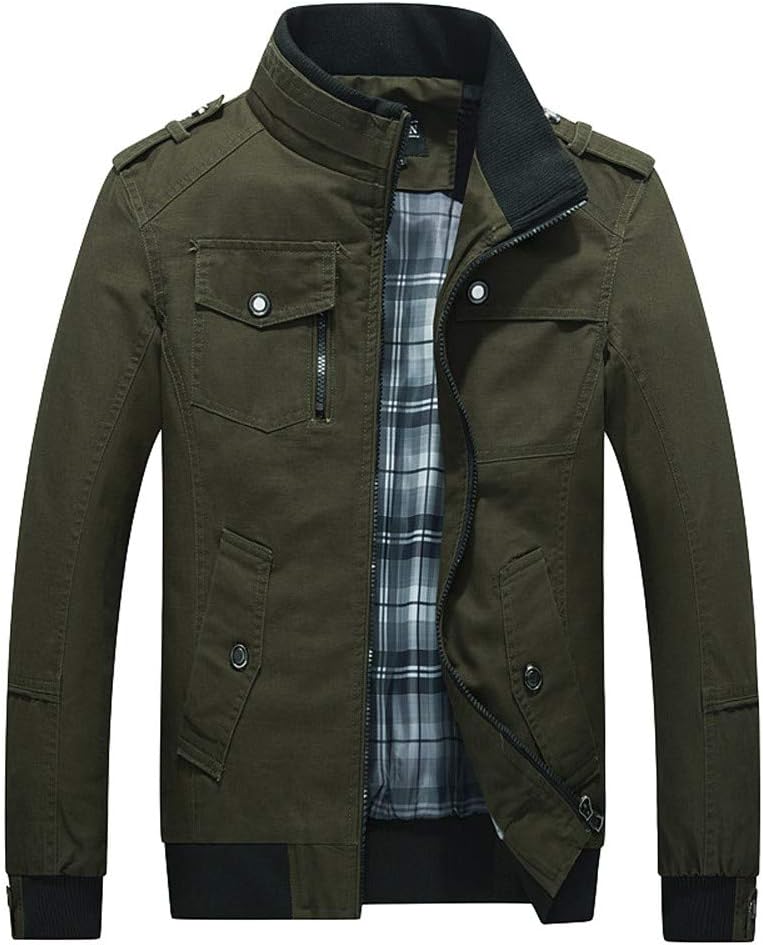 Moonuy Men's Jacket Winter Men Keep Warm Hoodie Jacket Men Winter Warm Jacket Overcoat Outwear Slim Long Trench Zipper Coat Men's Outdoor Hooded Jacket