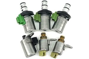 SecosAutoparts 4F27E Transmission Solenoid Kit Fit for Mazda 2 3 5 6 CX-7 MPV 2002-2012 Replace# 48420K-R FN4A-EL ONLY Fit for Mazda 4F27-E 4 Speed Automatic Transmission