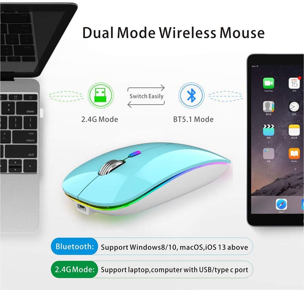 Uiosmuph Bluetooth Mouse - Image 4