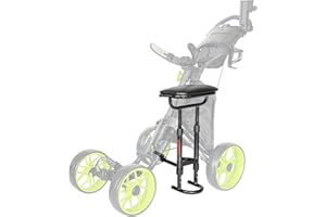Caddytek Golf Push Cart Removable Seat - Lightweight, Compact & Easy to Use Outdoor Sports - For CaddyCruiser ONE & CaddyLite One Series Cart