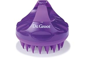 Dr. Groot Premium Scalp Cleansing Brush, Hair Scalp Massager, Scalp Scrubber with Soft Silicone Bristles, Hair Shampoo Brush for Scalp Exfoliation, Wet Dry Hair Brush for Scalp Care