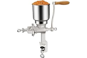 Premium Quality Cast Iron Corn Grinder for Wheat Grains Or Use As A Nut Mill