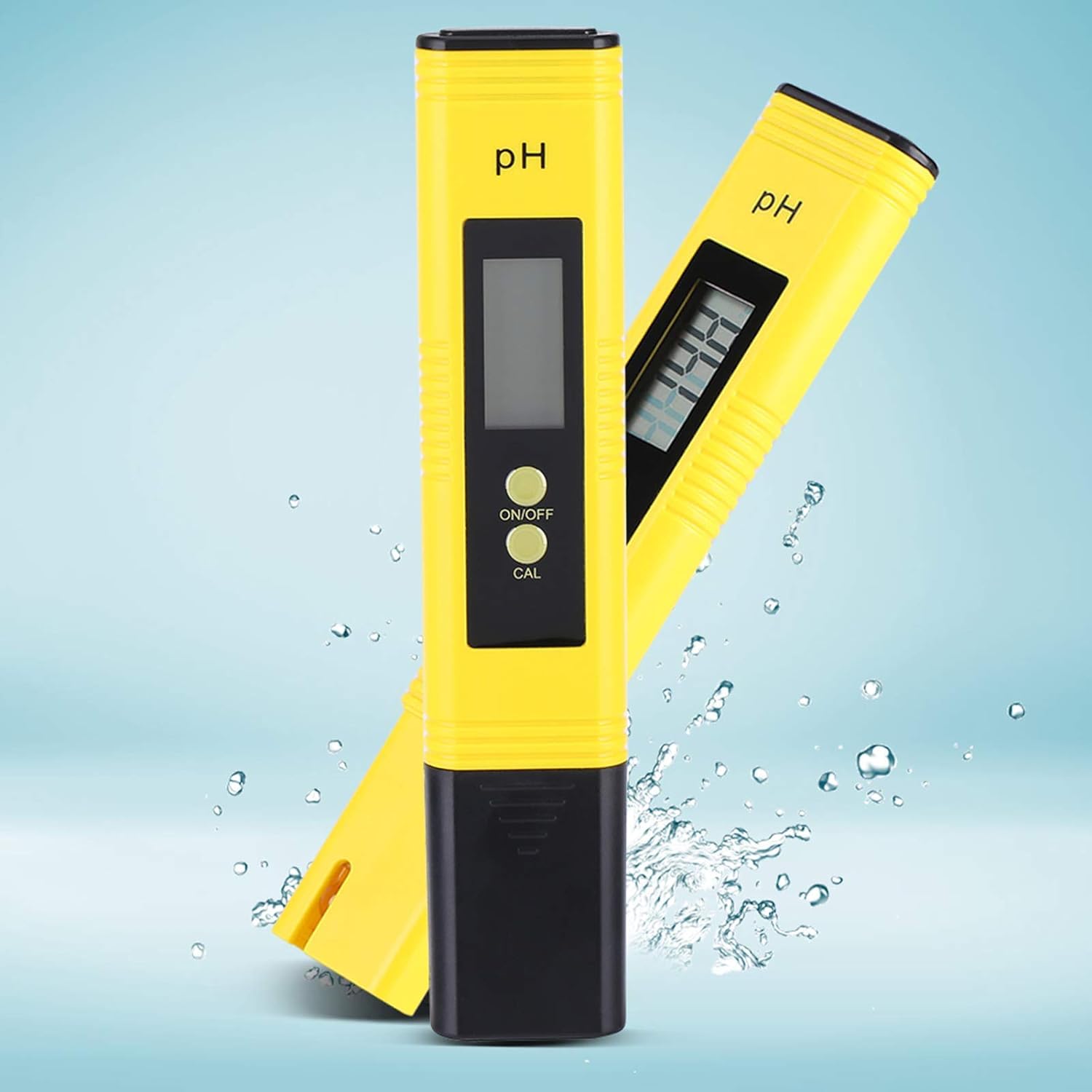 Kathlen Digital Ph Tester for Aquarium, 0.01 PH High Precision Water Quality Tester PH Meter with 0-14 PH Measurement Range, Suitable for Swimming Pool, Drinking Water, Hydroponics