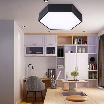 Amazon Com Li Lu Shop Lu Ceiling Light Geometric Led Hexagonal