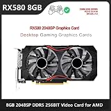 Oikabio RX580 8GB GDDR5 Graphics Card PCIe 3.0 2048SP Dual Fan Gaming Mining view 5