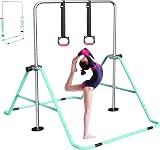 FBSPORT Gymnastics Bar Folding Horizontal Bar for Kids Adjustable Height
