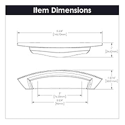 Hickory Hardware 5 Pack Solid Core Kitchen Cabinet