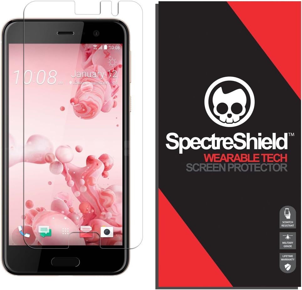 Spectre Shield Screen Protector for HTC U Play Accessory HTC U Play Screen Protector Case Friendly Full Coverage Clear Film