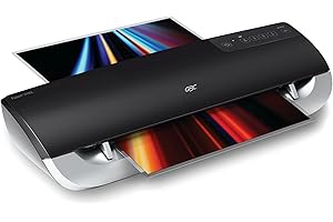 GBC Thermal Laminator Machine, Fusion 3100L, 12 Inch, 1 Min Warm-up, 3-7 Mil, with 30 EZUse Laminating Pouches for Home, Office and Classroom, Black (1703076)